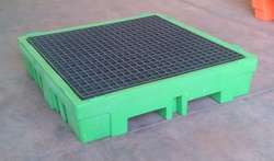 containment bund for 4 drums robust durature chemicals resistant