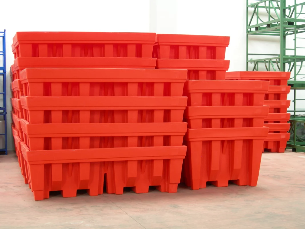 EcosunC2 - Vasche per 2 cisterne, impilabili per un efficiente trasporto